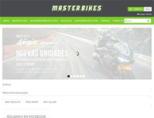 Tablet Screenshot of masterbikes.net